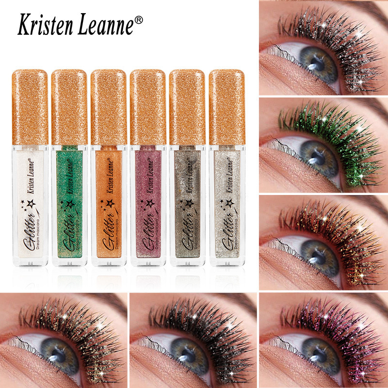 Kristen Leanne Glitter Dream Make Up Mascara Shimmer Crushed Diamond Colored Pearl Mascara