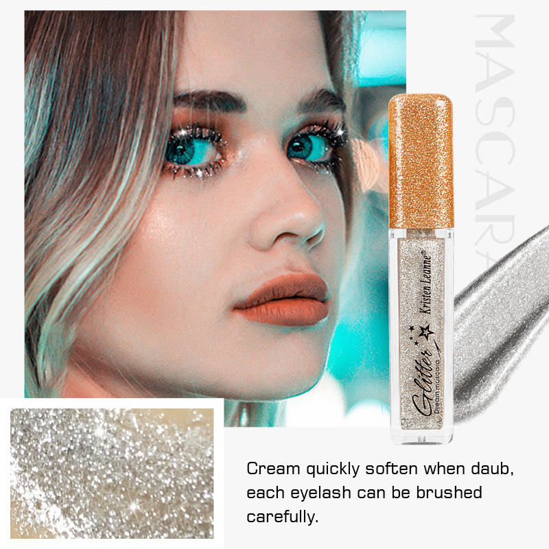 Kristen Leanne Glitter Dream Make Up Mascara Shimmer Crushed Diamond Colored Pearl Mascara