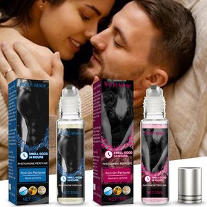 North moon men top quality small bottle smile good 24 hours pheromone perfume roll on night club perfume for women long lasting