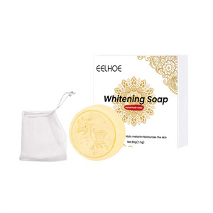 EELHOE 80g handmade whitening soap foaming net set chinese body cleansing moisturizing exfoliating whitening bar soap