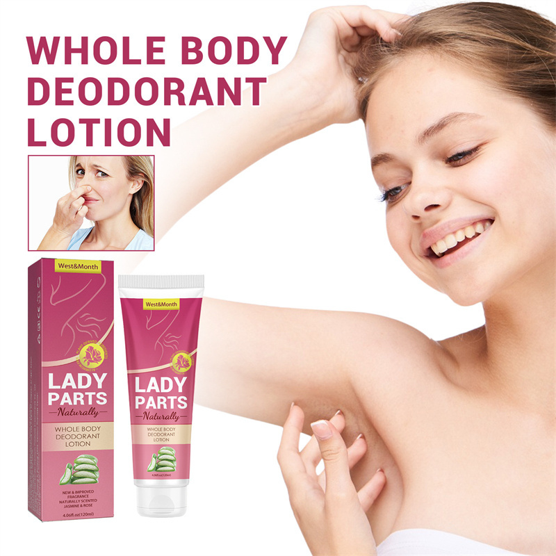 West Month lady private parts whole body deodorant wholesale price women deodorant lotion brightening cream odor removal