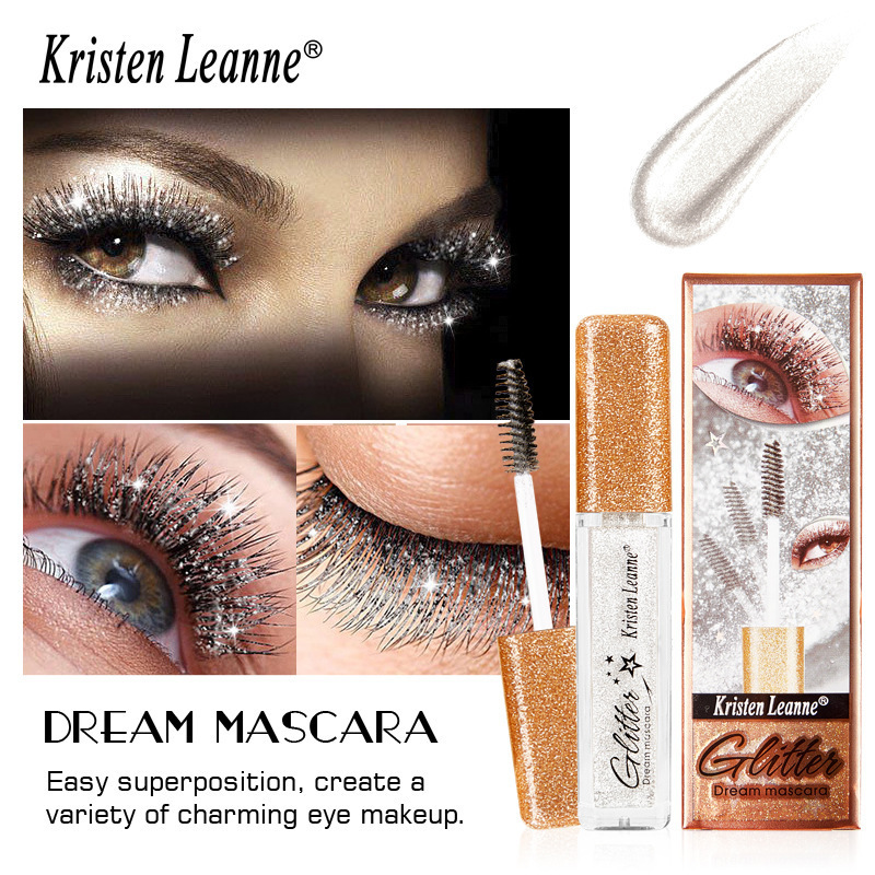 Kristen Leanne Glitter Dream Make Up Mascara Shimmer Crushed Diamond Colored Pearl Mascara