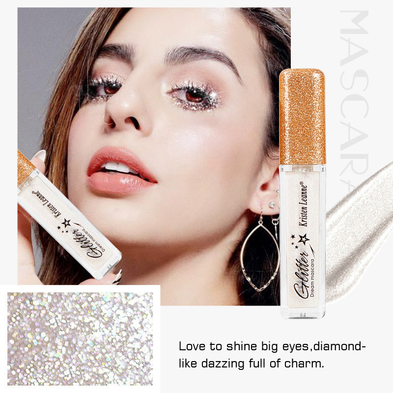 Kristen Leanne Glitter Dream Make Up Mascara Shimmer Crushed Diamond Colored Pearl Mascara