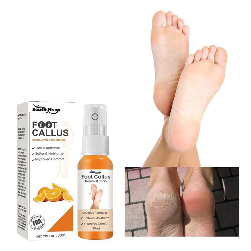 South Moon 30ml foot callus removal spray moisturizing exfoliating softening smoothing callus removing spray for feet