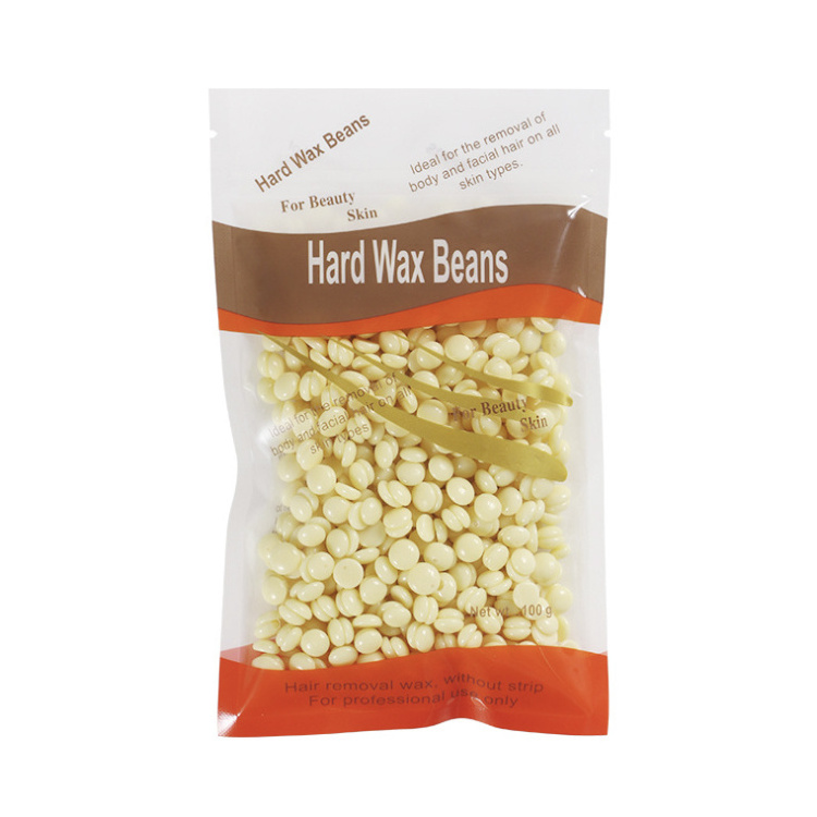 100G hard hair removal wax beans depilatory hot film waxing bikini leg body hair remover for women men