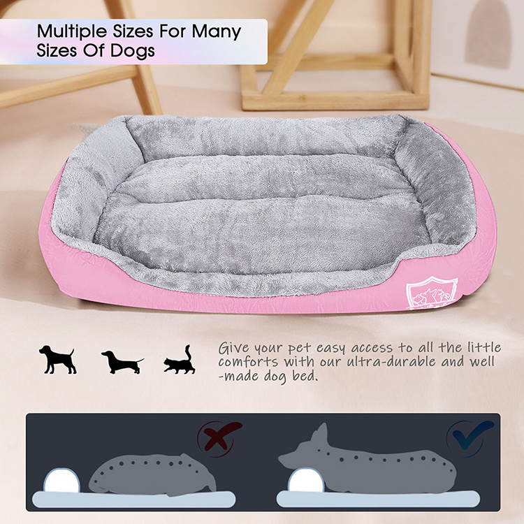 Removable small pet beds comfortable knitted cat and dog bed for pet relax