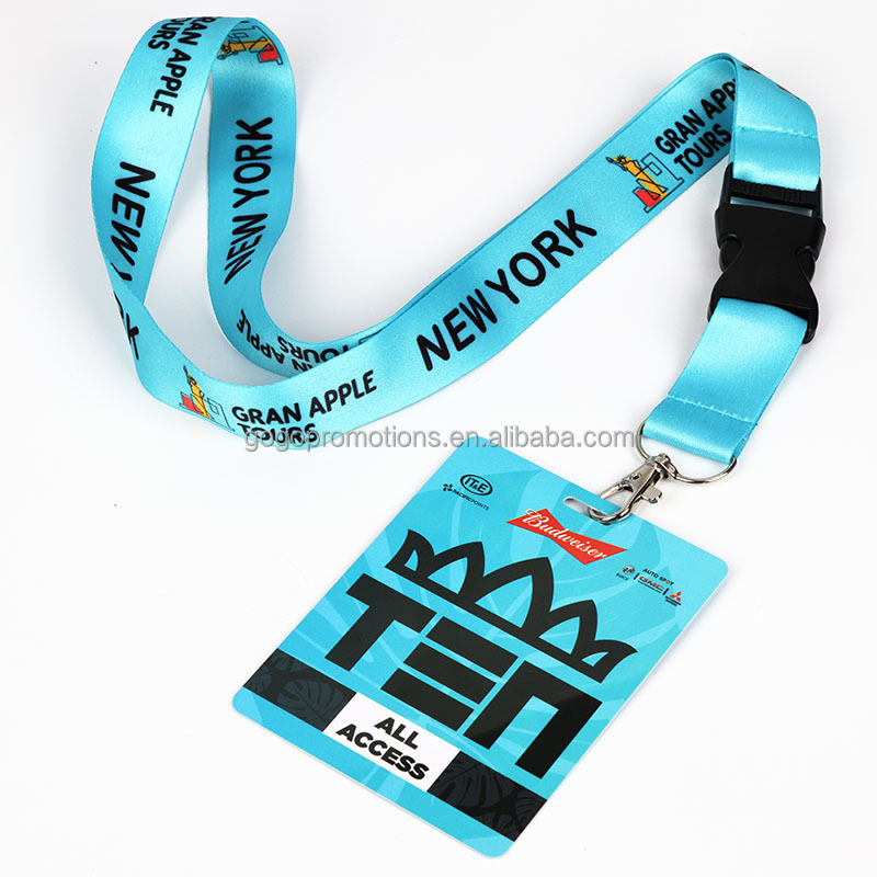 2024 No Minimum Order Custom Printed Lanyard,Cheapest Lanyard With Id Holder & Card,Completely Customize Your Own Key Lanyard