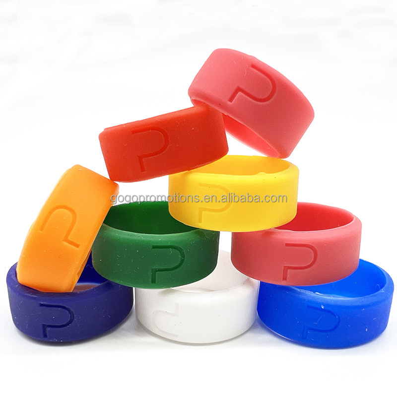 Silicone Ring Rock Music Festival Hip Hop Street Dance, European and American Popular Versatile Ring Customization