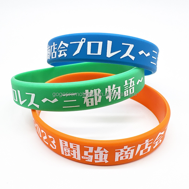 customized silicon wristbands silicone wristband printing machine best quality with logo custom personalized wrist bands