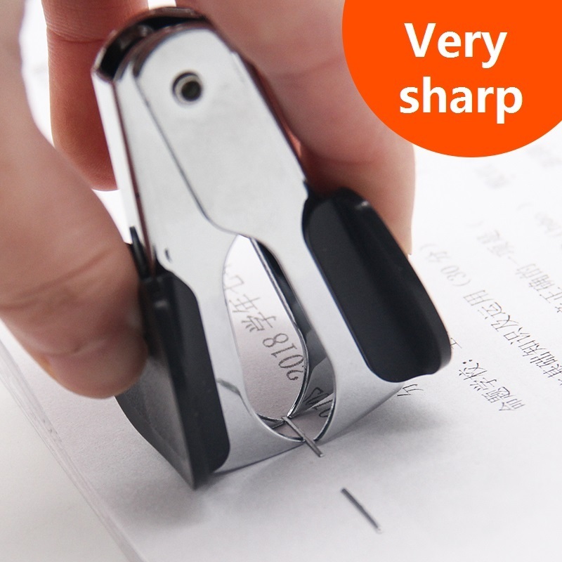 deli 0231 Metal Staple Remover 3Pcs Mini Type 24/6 26/6 Staples Binding Tools Office Brochure Accounting School Test Paper