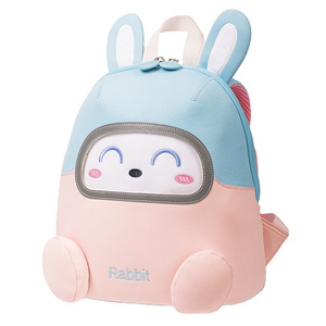 Deli BB101 Girls Cute cartoon schoolbag Large-capacity breathable fashion rabbit backpack for kids 10pcs Per Carton Set