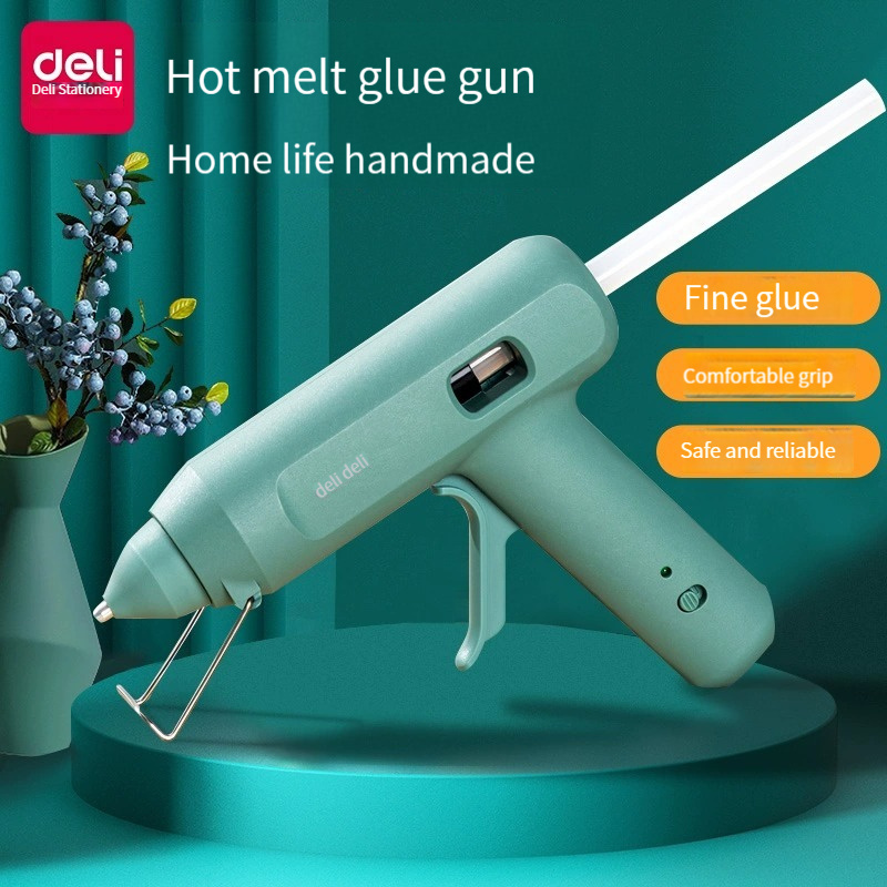 Deli 31401 Hot Melt Glue Gun Handmade Children's Household Electrothermal Adhesive Stick