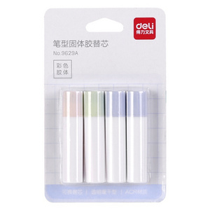 Deli 9629A glue sticks solid glue children's handmade glue stationery office financial documents high viscosity solid