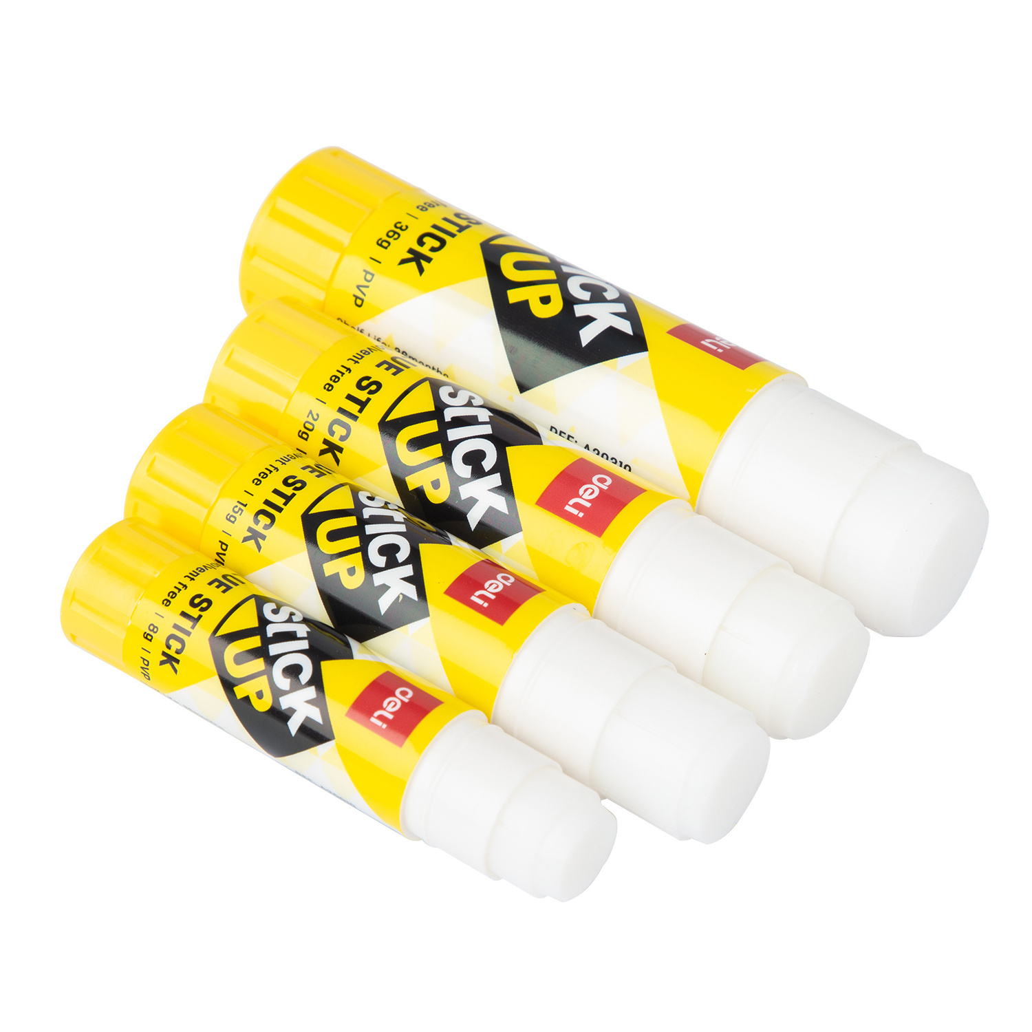 Deli EA20413 glue sticks solid glue children's handmade glue stationery office financial documents high viscosity solid