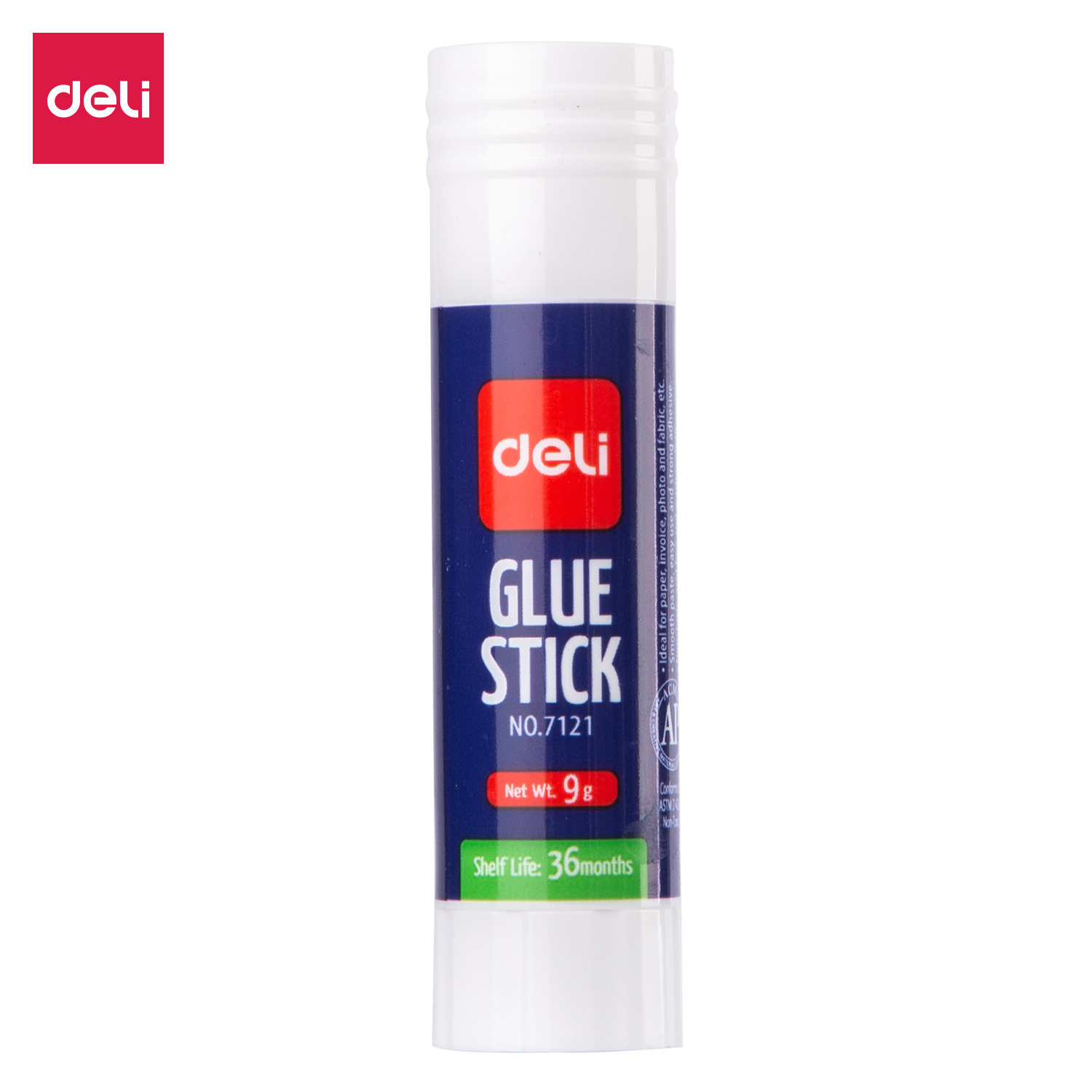 Deli E7121 glue stick solid glue children's handmade glue stationery supplies office financial documents high viscosity solid