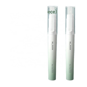 Deli NS141 Newsea pen type solid glue stick 2 packs of gradient green high viscosity safe non-toxic and  account glue