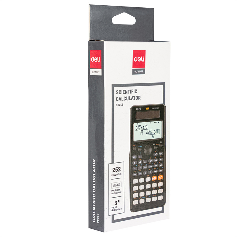 Deli ED82ES Scientific Calculator Durable with Cover Calculator