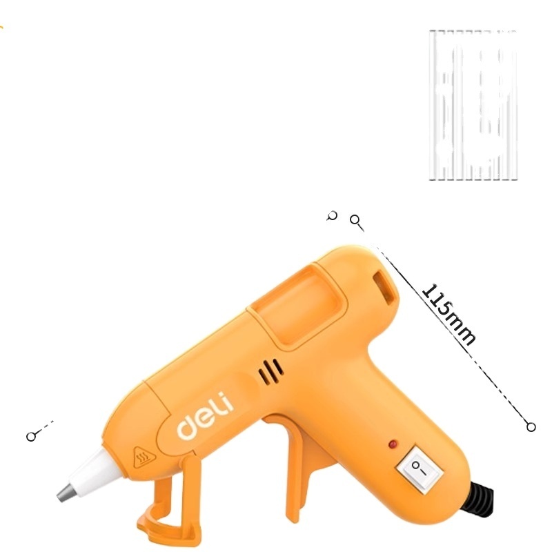 Deli DL390320 Tools Hot Melt Glue Gun Kindergarten Small Glue Gun Children's Handmade Household High Adhesion Super Glue Stick