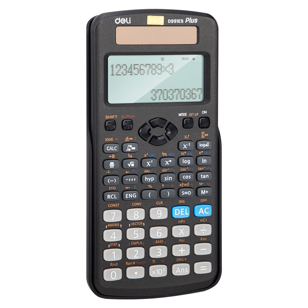 Deli 991ES Scientific Calculator 417 Function standard Engineer Calculators middle high school student supplies electronic calcu