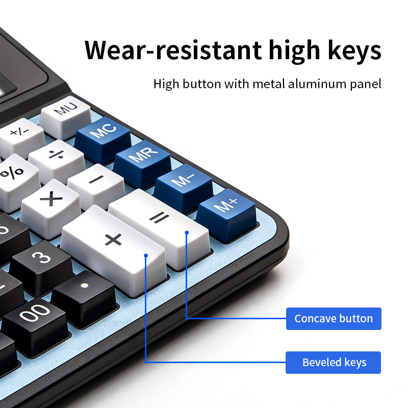 Deli 2137 Multi purpose Desktop Calculator Metal Computer