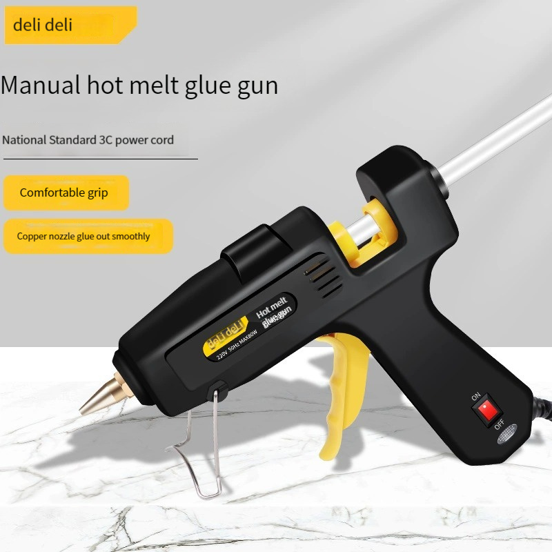 DELI DL402080 HOT MELT GLUE GUN MANUAL 7/11MM HOUSEHOLD HOT MELT GLUE HIGH VISCOSITY