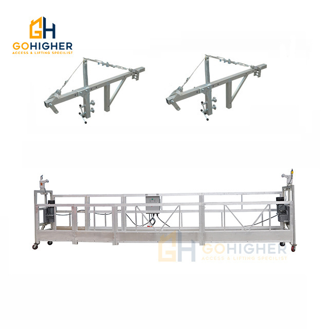 zlp800 swing stage scaffold gondola for high rise building maintenance gondola