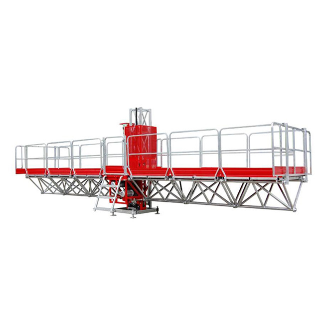 high efficiency 15m heavy duty mast climber platform scaffolding