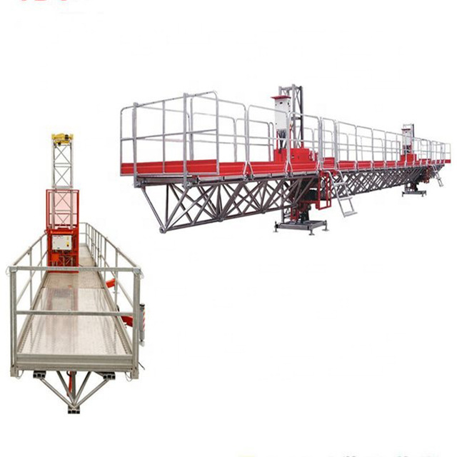 high efficiency 15m heavy duty mast climber platform scaffolding