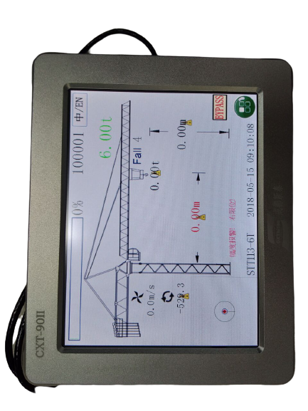 visual system video monitoring device system wireless cctv camera system for tower crane