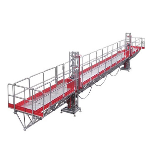 high efficiency 15m heavy duty mast climber platform scaffolding