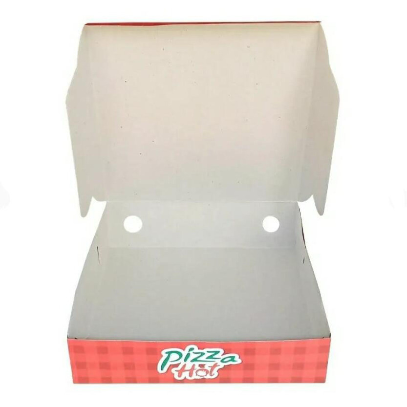 kraft corrugated octangle shape pizza packaging paper box with custom logo