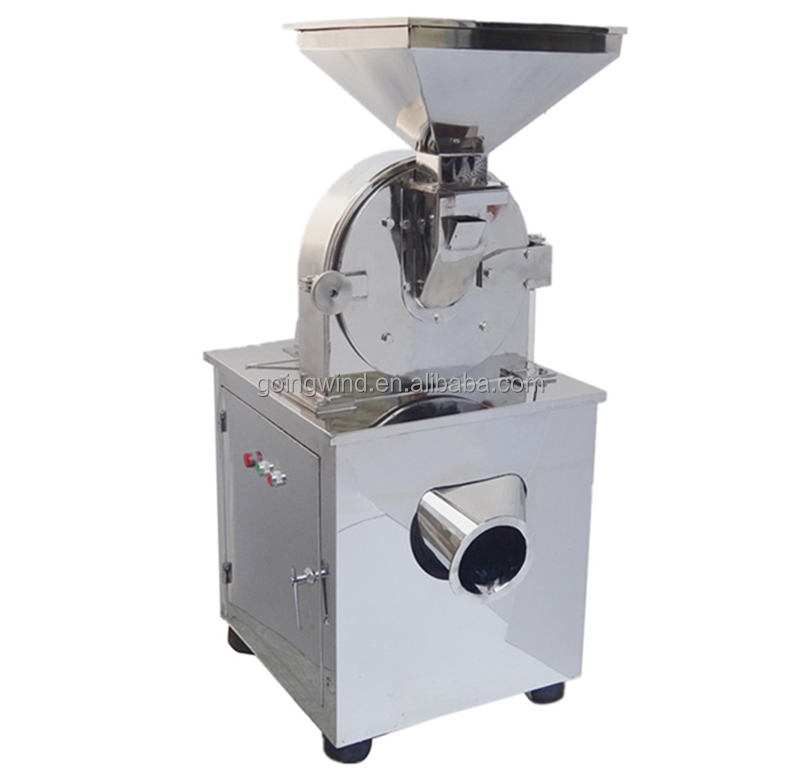 Automatic commercial chilli powder grinding machine auto stainless steel dry red chili grinder grind mill cheap price for sale