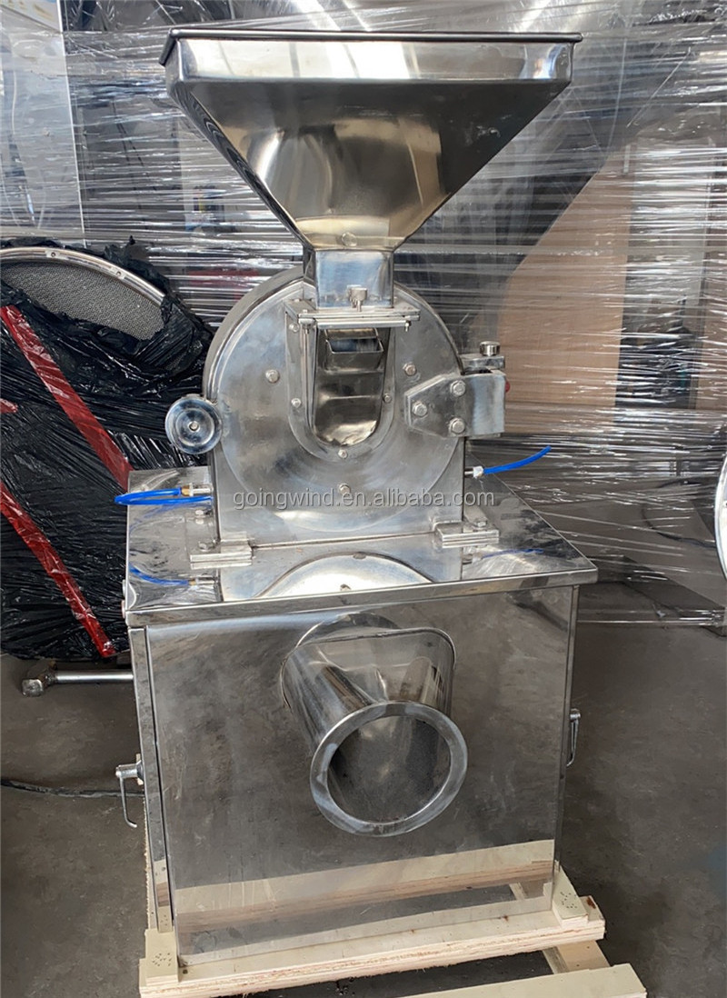 Automatic commercial chilli powder grinding machine auto stainless steel dry red chili grinder grind mill cheap price for sale