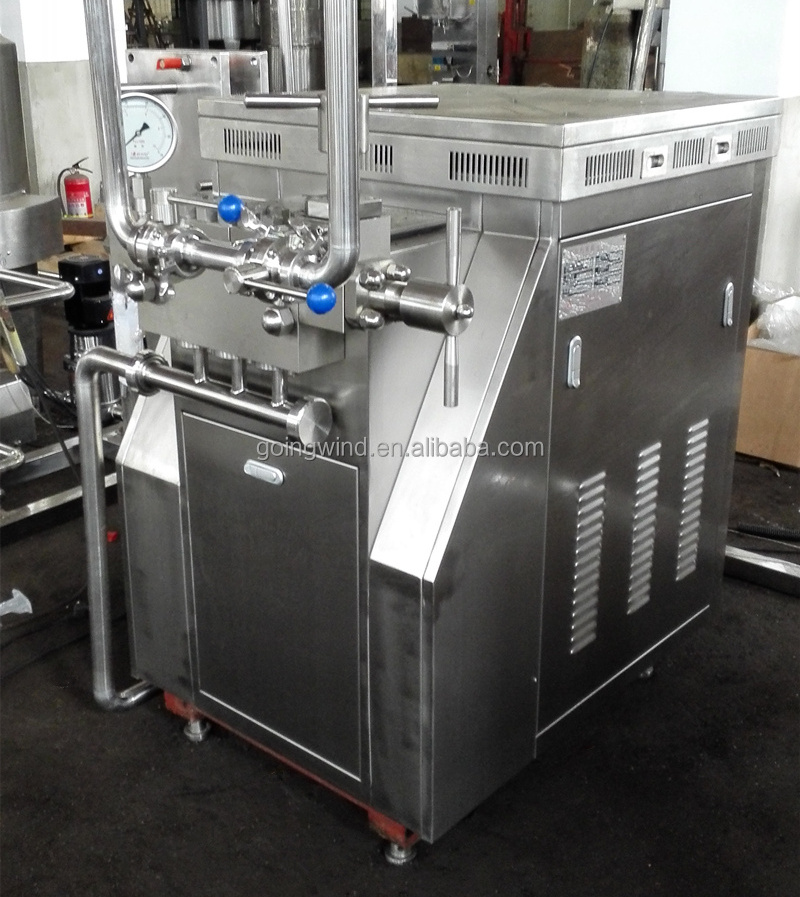 Automatic 1000l 2000l 3000l h milk homogenizer machine auto 3000l/h high pressure dairy juice homogenizer cheap price for sale