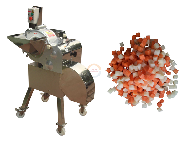 Automatic commercial pumpkin dicing cube cutting machine auto industrial pumpkins dice cutter dicer cheap price for sale