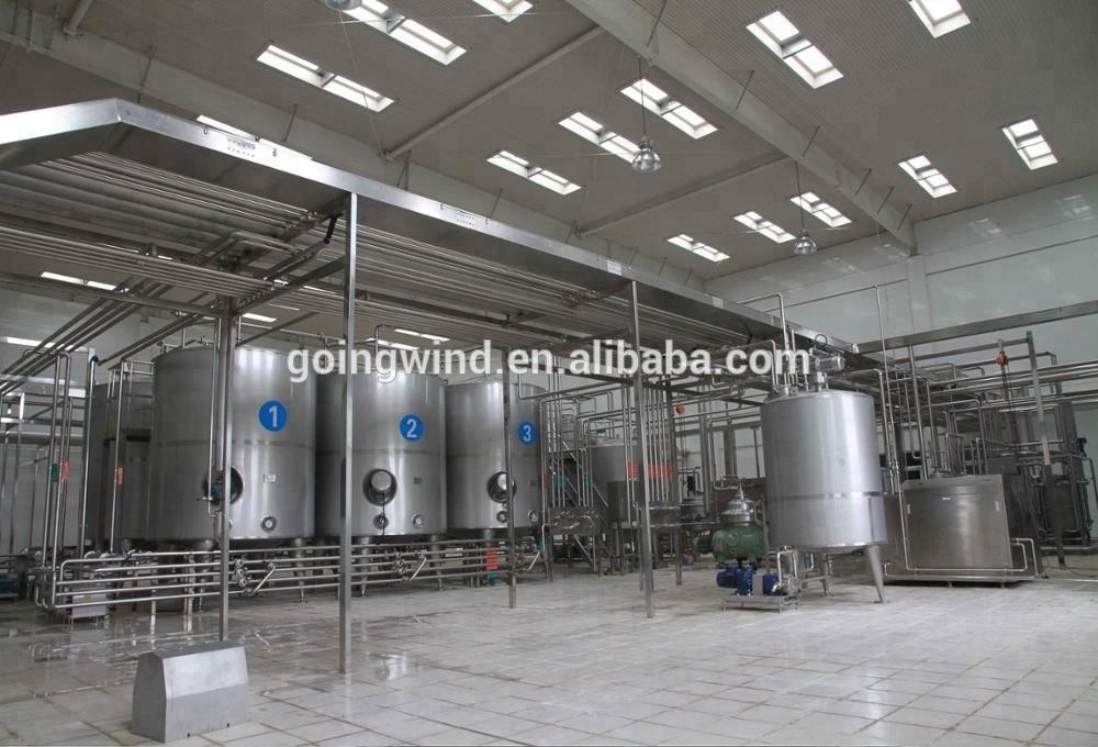 Automatic small milk processing plant mini dairy 100 liter auto complete small scale 100l 200lph milk plant cheap price for sale