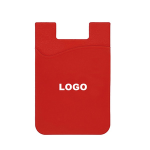 OEM Logo Custom hot selling credit card cell phone sticker card holder 3m sticker smart wallet mobile card bag