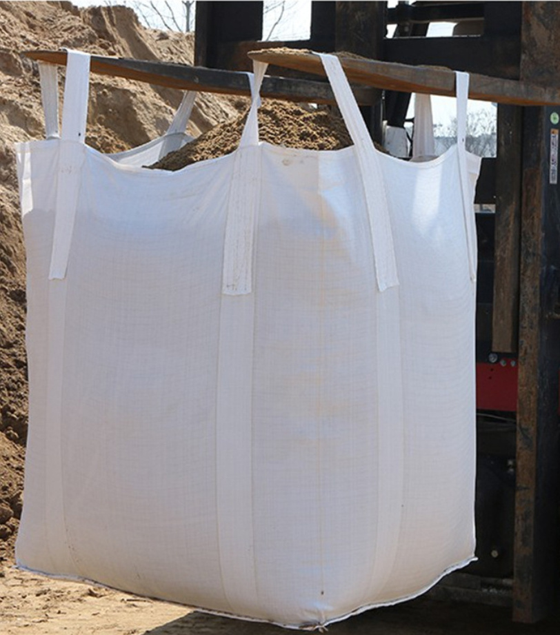 FIBC big bag PP woven jumbo bulk bags 1 Ton 1000kg  1.5 ton bulk Super Sacks Big Jumbo Bags