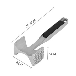 Hot Selling Zinc alloy Dual-Sided Meat Tenderizer Hammer Pounder for Kitchen Cooking