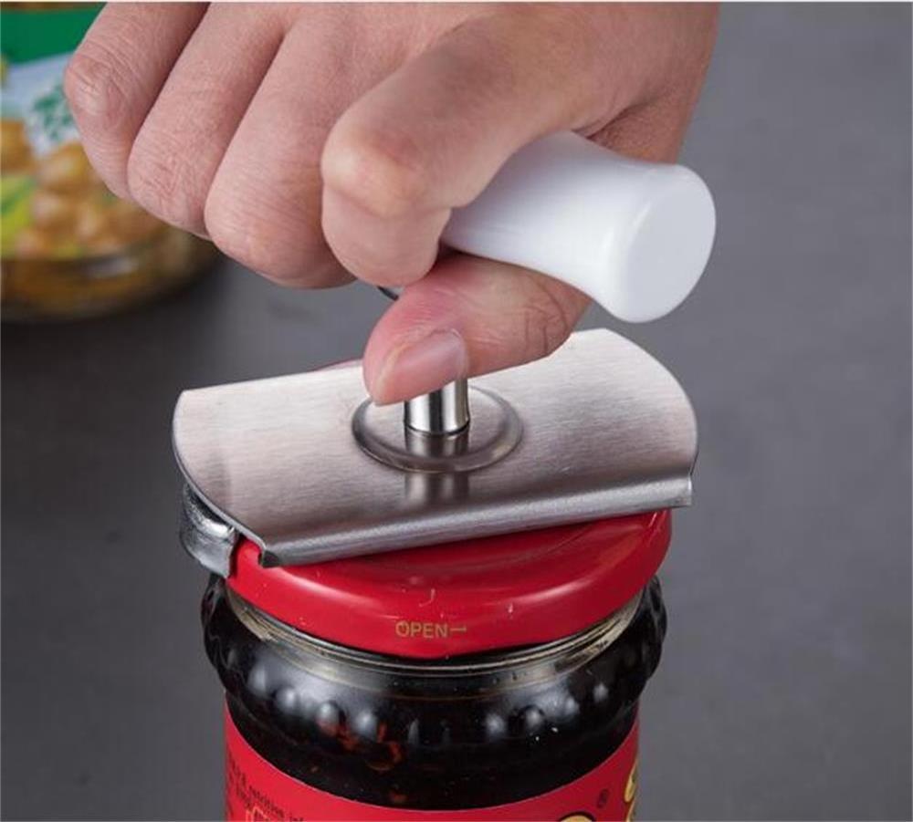 creative kitchen labor-saving can opener stainless steel adjustable size jar opener