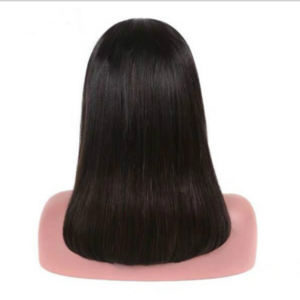 european and America synthetic silky 360 bobo making mannequin head straight hair wig