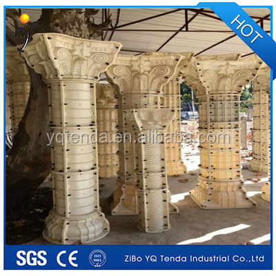 Precast plastic baluster concrete mold