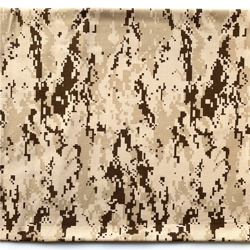 TC/NC Desert digital camouflage printed waterproof fabric for Saudi Arabia camo uniform