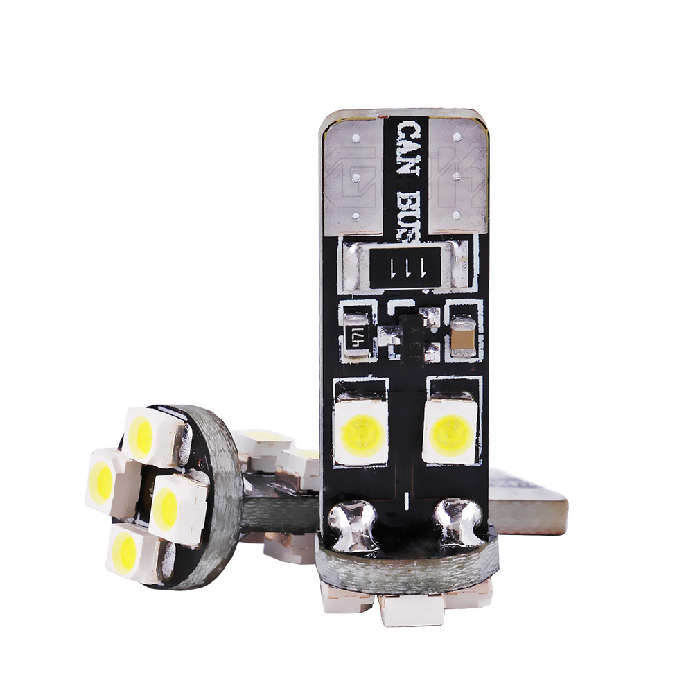 T10 8smd 3528 1210 Led Canbus No Obc Error 12v 24v Lamp depo auto lamp 194 168 W5w T10 Led Canbus Interior light Bulb White