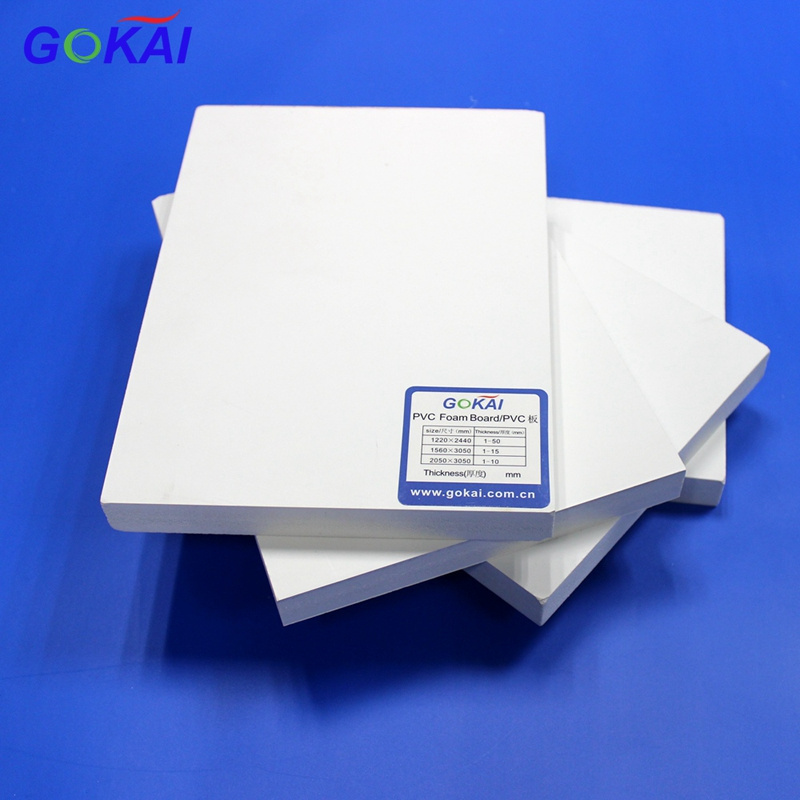 1.22x2.44m white rigid plastic PVC foam sheet 16mm high density PVC foam board