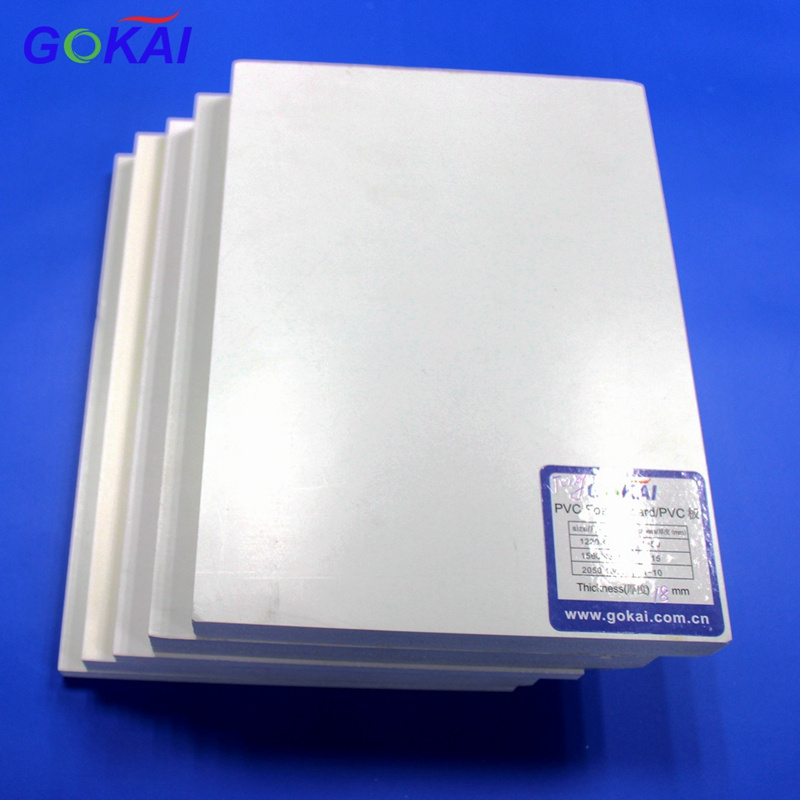 1.22x2.44m white rigid plastic PVC foam sheet 16mm high density PVC foam board