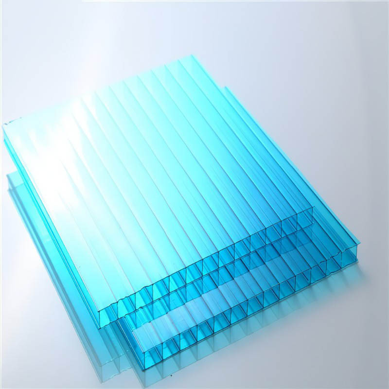 6mm 12mm 100% PC raw material 4mm - 12mm Polycarbonate hollow sheet for skylight