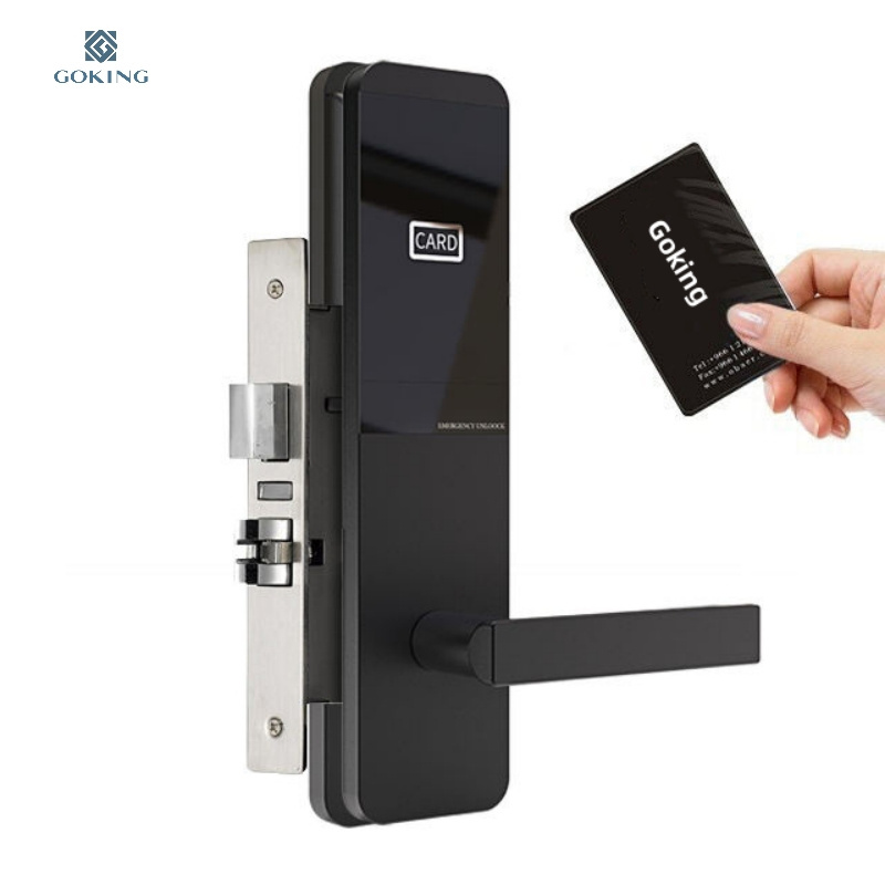 Goking rf security RFID electronic hotel key card system smart lock hotel lock intelligent door lock for hotel room