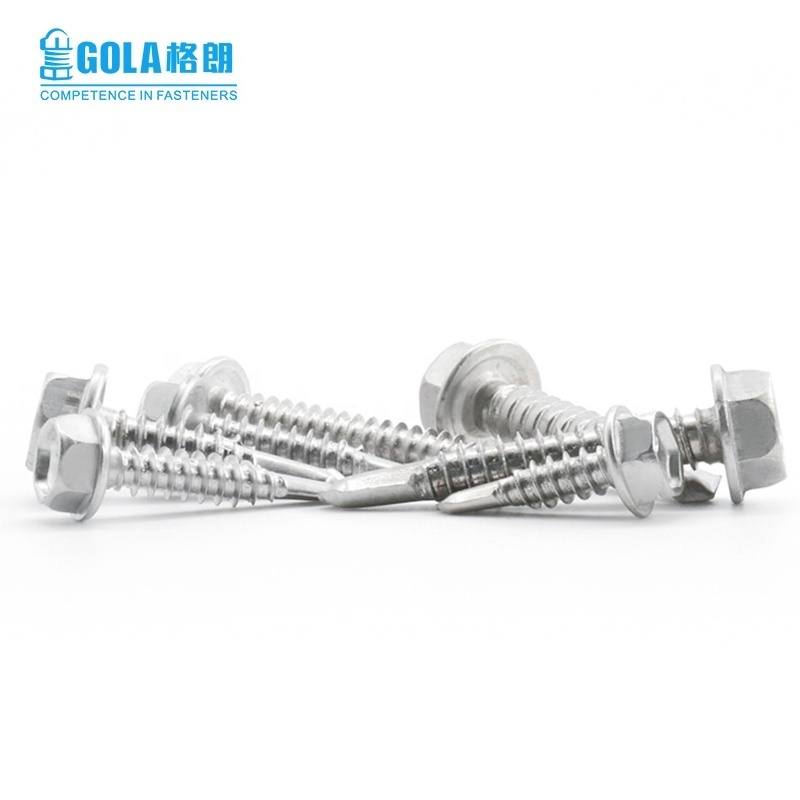 DIN7504K Stainless Steel Hexagon Flange Head Self Drilling Screw