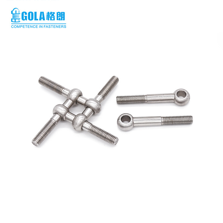 Bolts 304/316 eyelet screw bolt ss304 stainless steel a2 eye bolt with eyelets